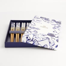 5 Pairs Japonica Chopsticks Gift Set